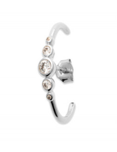 Mono Boucle d'Oreille Femme Argent 925 Mode